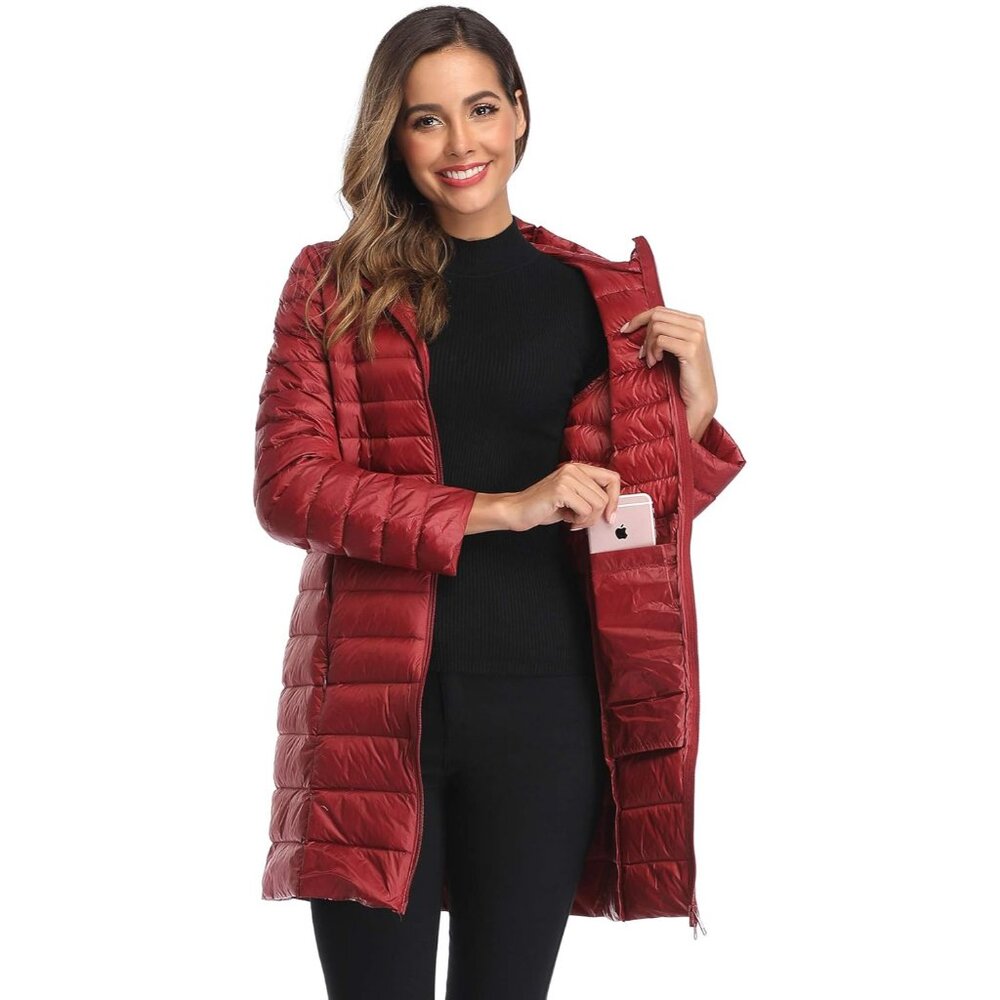 Women's Winter Packable Down Jacket Plus Size Ult… - image 6
